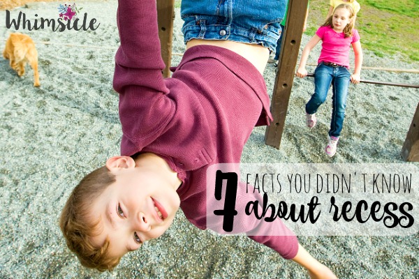 7 Facts You Didn't Know About Recess [Infographic] - No Guilt Mom