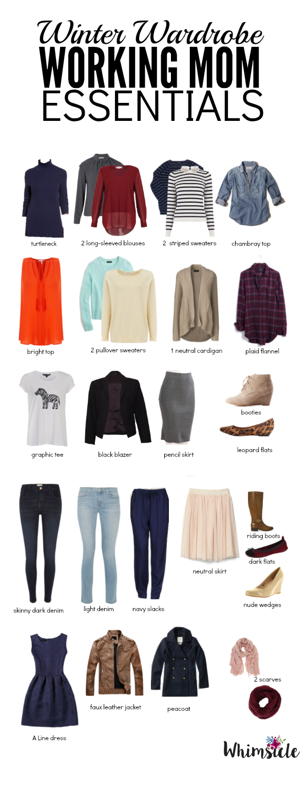 Winter Small Wardrobe Essentials - No Guilt Mom