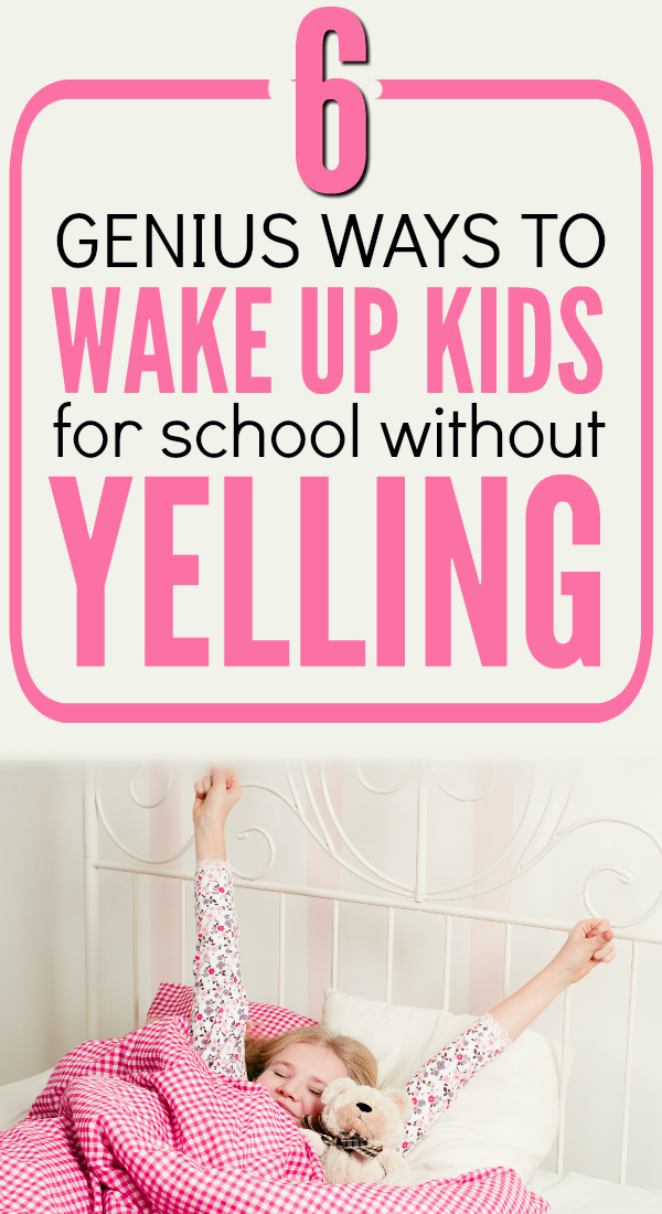 6 Genius Ways to Wake Up Kids For School without Yelling
