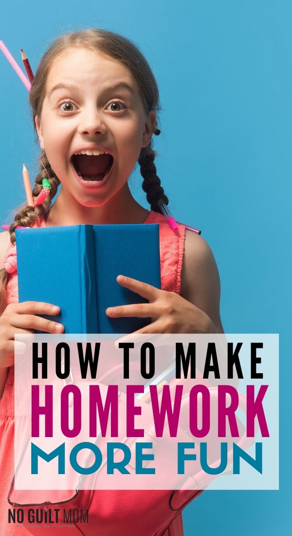 things to make homework fun