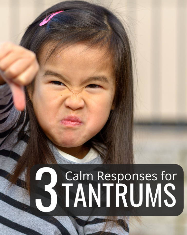 3 Calm Responses for Your Child’s Tantrum